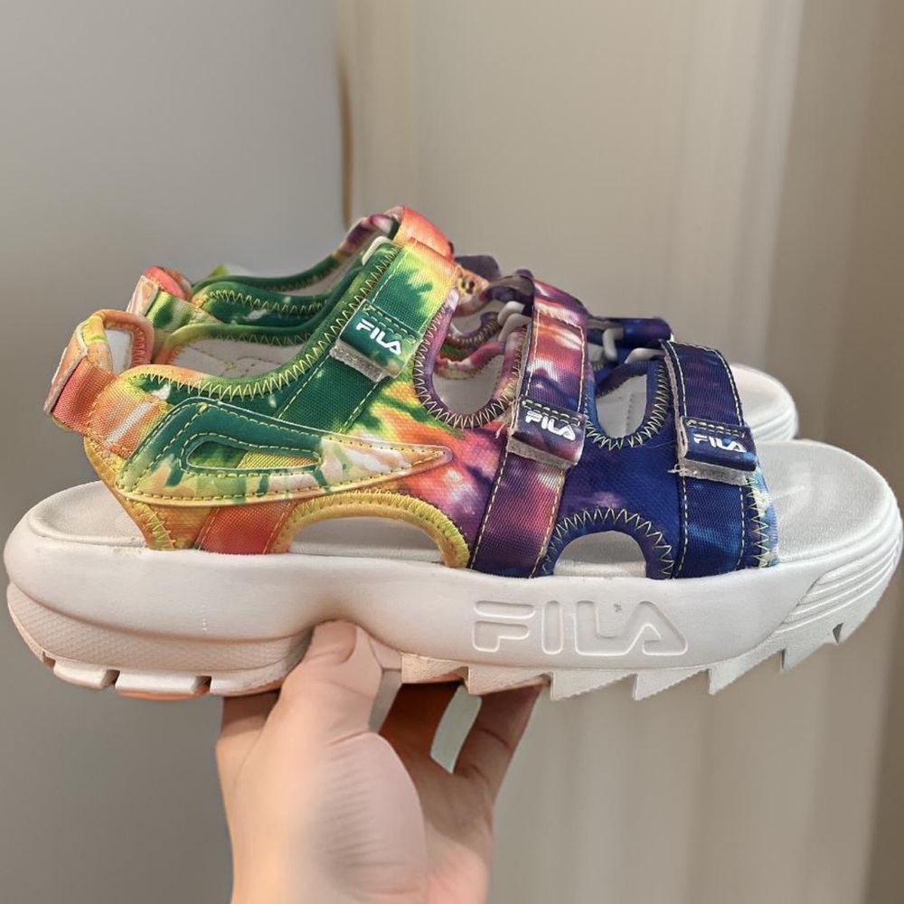 🔥FILA MULTI COLORED VELCRO SANDALS🔥